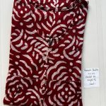 AA0266 Peacock Pleats Zip Batik