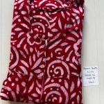 AA0269 Peacock Pleats Zip Batik