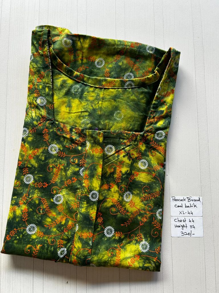 AA0812 Peacock Zip Batik
