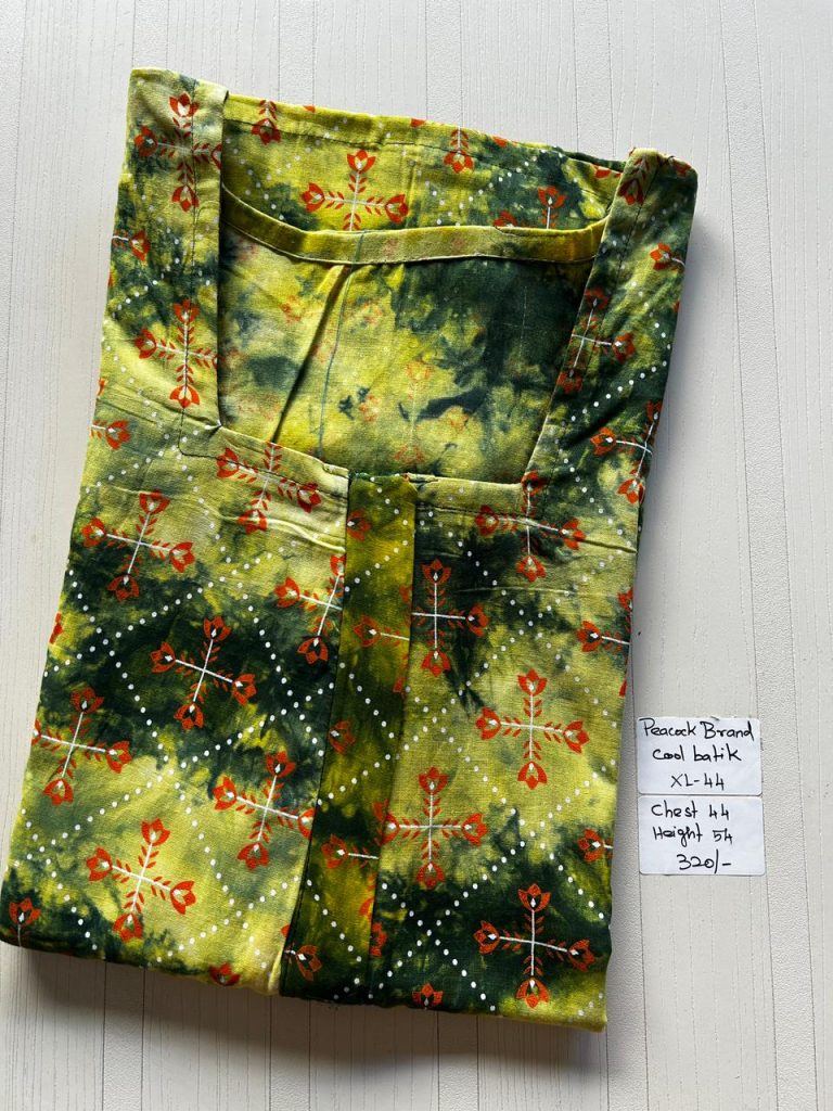 AA0814 Peacock Zip Batik