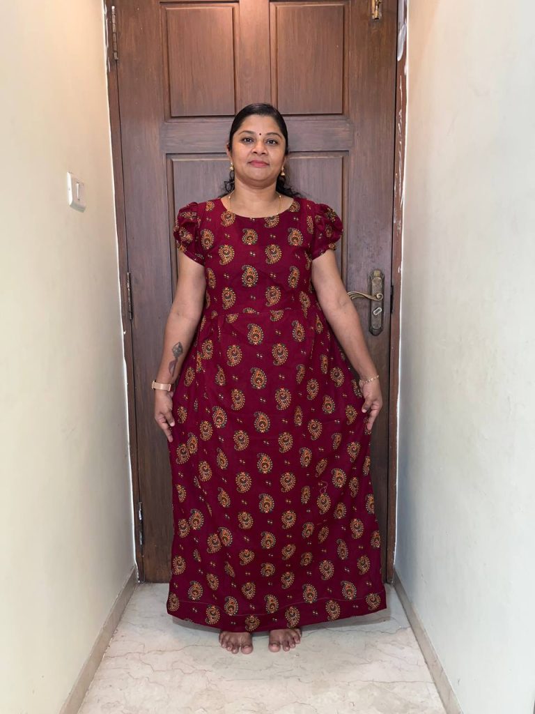 AA0001 Height Peacock frock