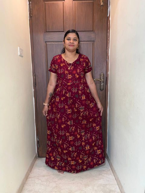 AA0002 Height Peacock frock