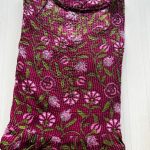 MF0024 Peacock maxi frock height