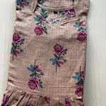 MF0029 Peacock maxi frock height