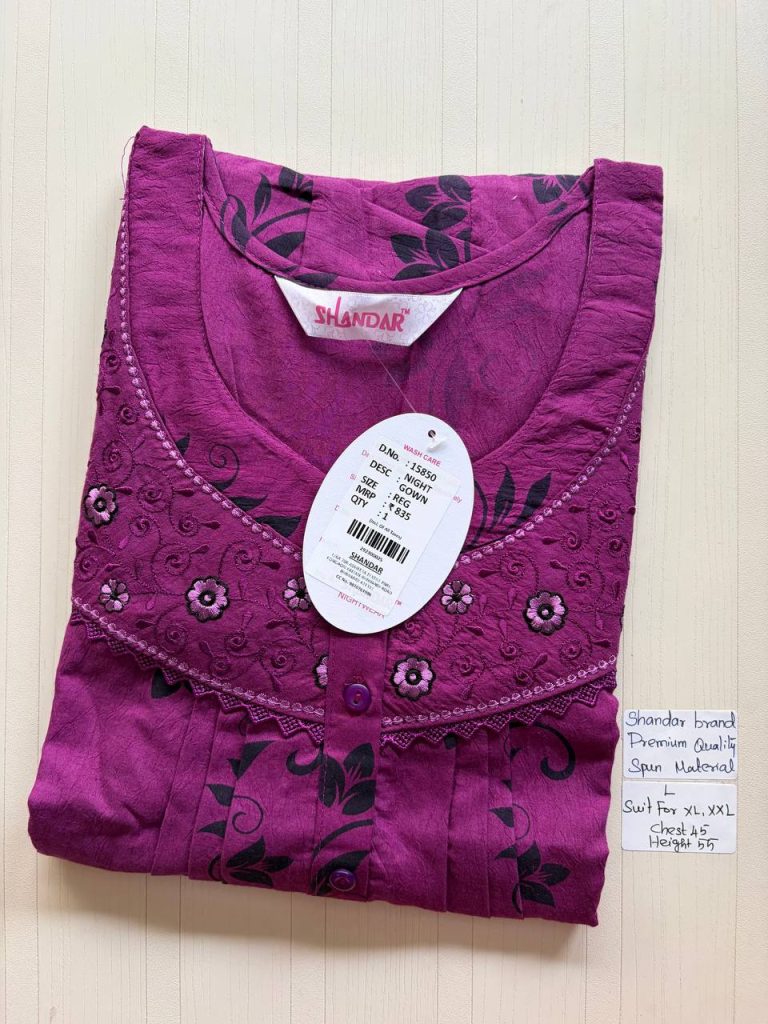 BS213 Shandar Spun nighty