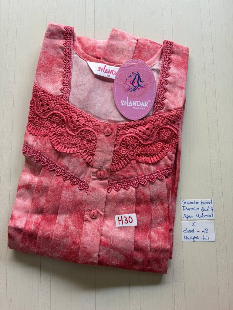 cs040 Shandar Spun nighty