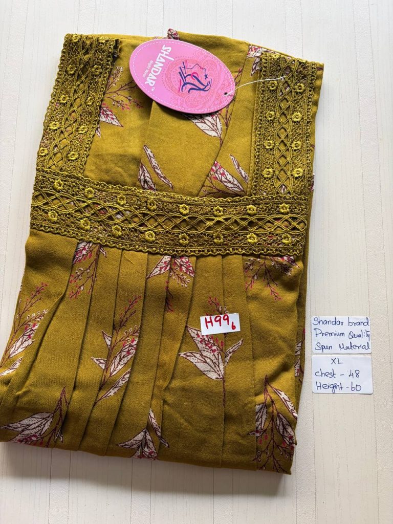 cs060 Shandar Spun nighty