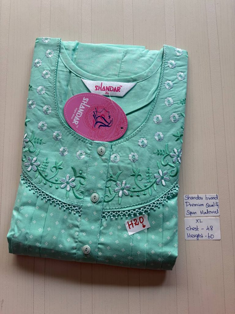 cs067 Shandar Spun nighty