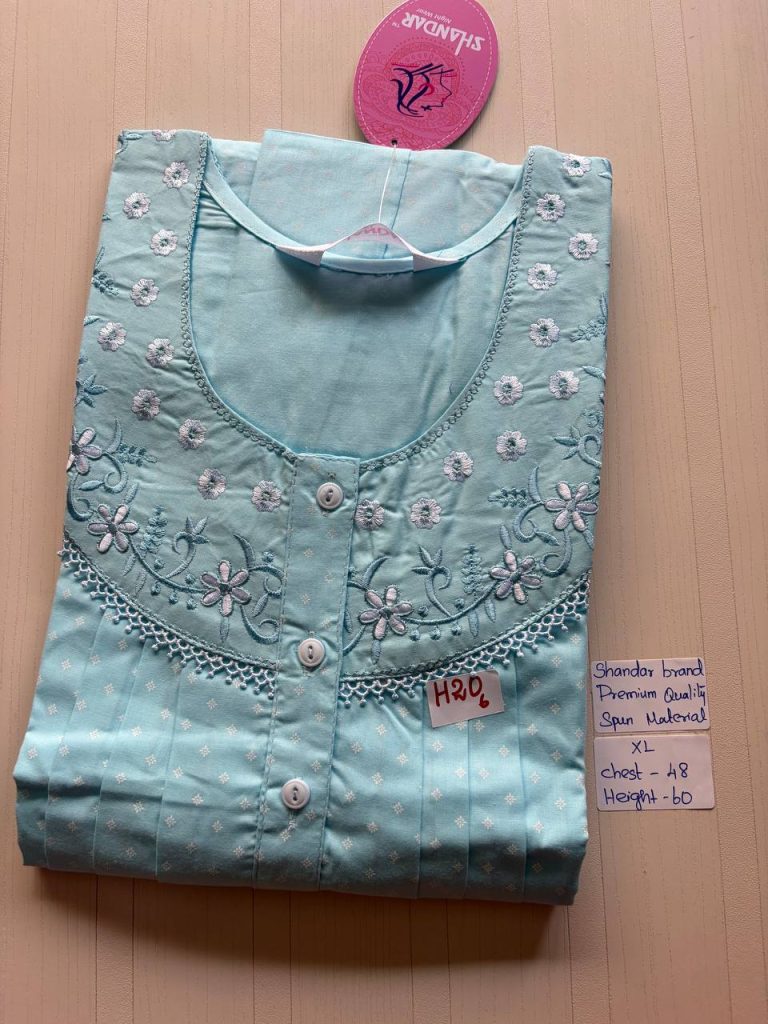 cs068 Shandar Spun nighty