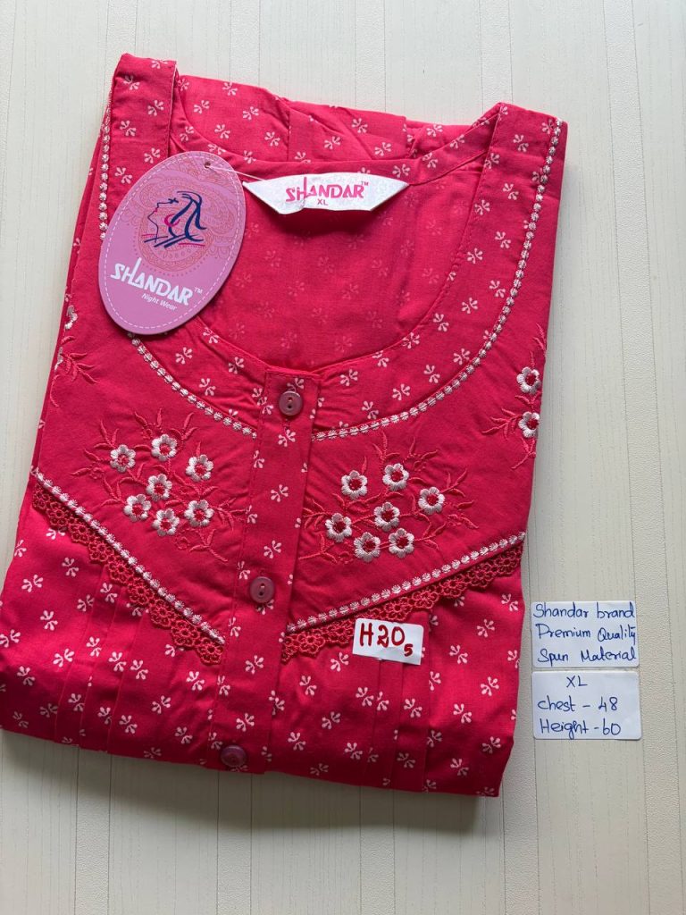 cs071 Shandar Spun nighty