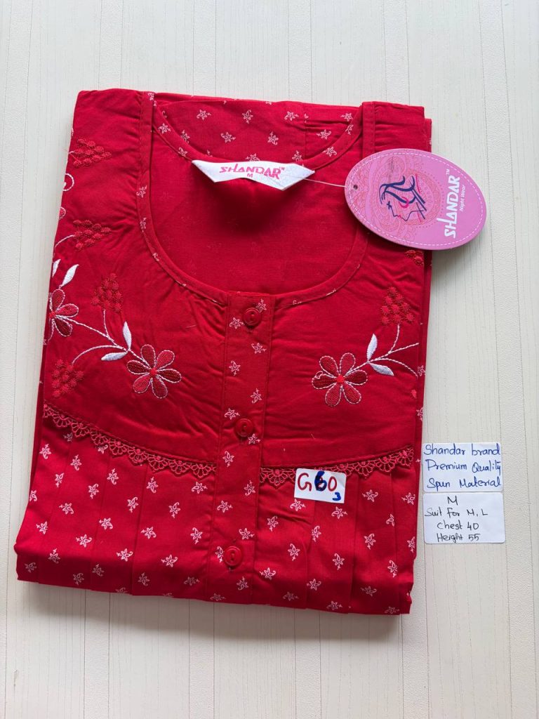 cs093 Shandar Spun nighty