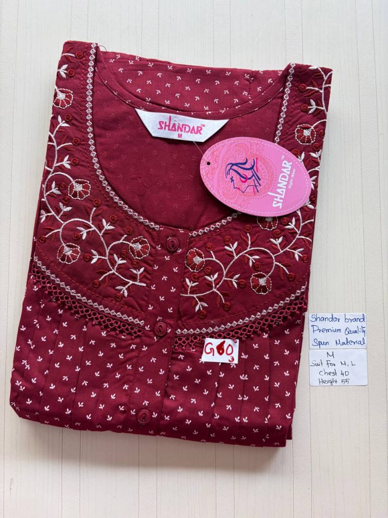 cs096 Shandar Spun nighty