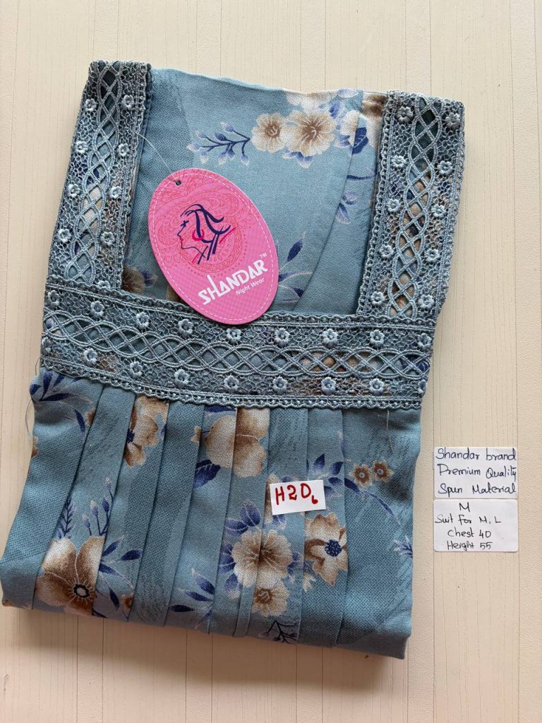 as013 Shandar Spun nighty