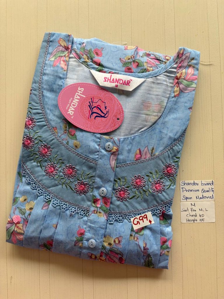 as018 Shandar Spun nighty