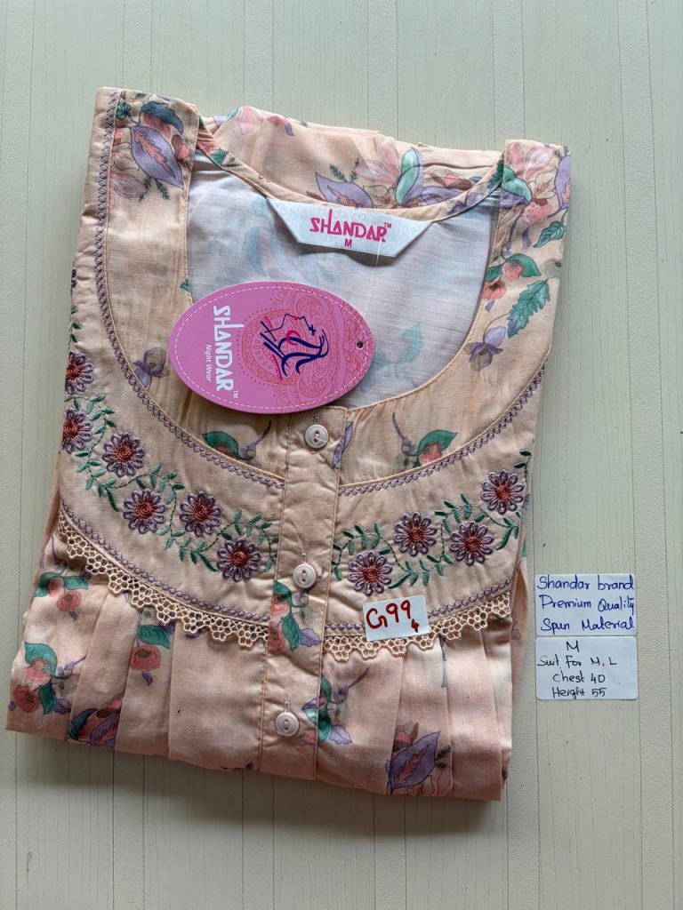 as019 Shandar Spun nighty