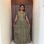 AB1210 Peacock Feeding frock puff sleeve