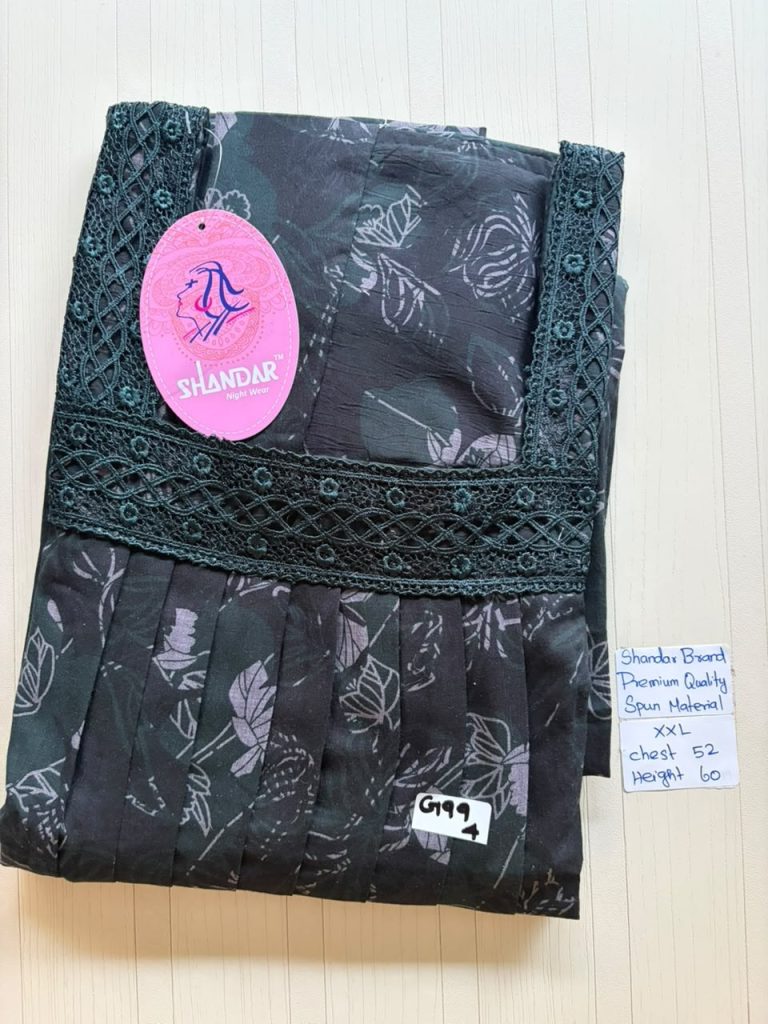 DS074 Height Shandar Spun nighty