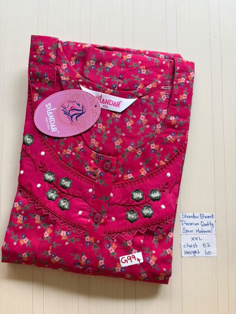 DS078 Height Shandar Spun nighty