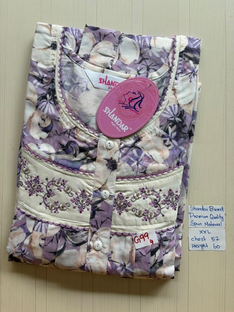 DS080 Height Shandar Spun nighty