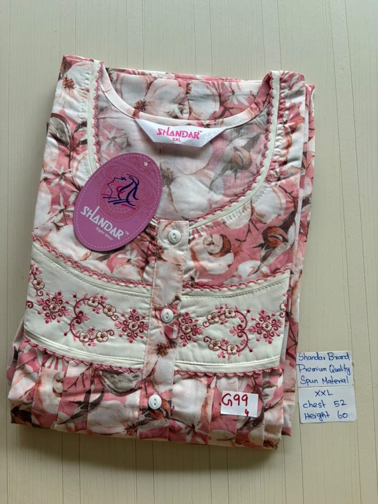 itle DS091 Height Shandar Spun nighty