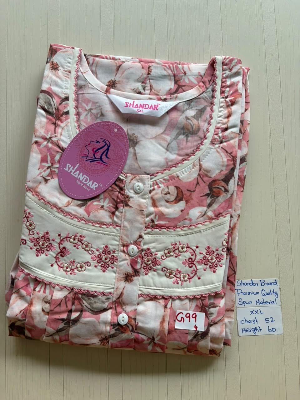 product-0.jpg itle DS091 Height Shandar Spun nighty