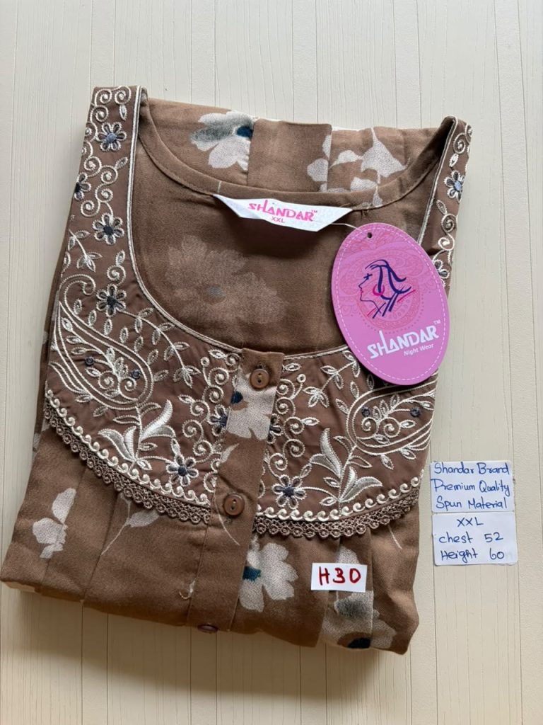 itle DS094 Height Shandar Spun nighty
