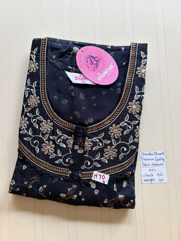 DS097 Height Shandar Spun nighty