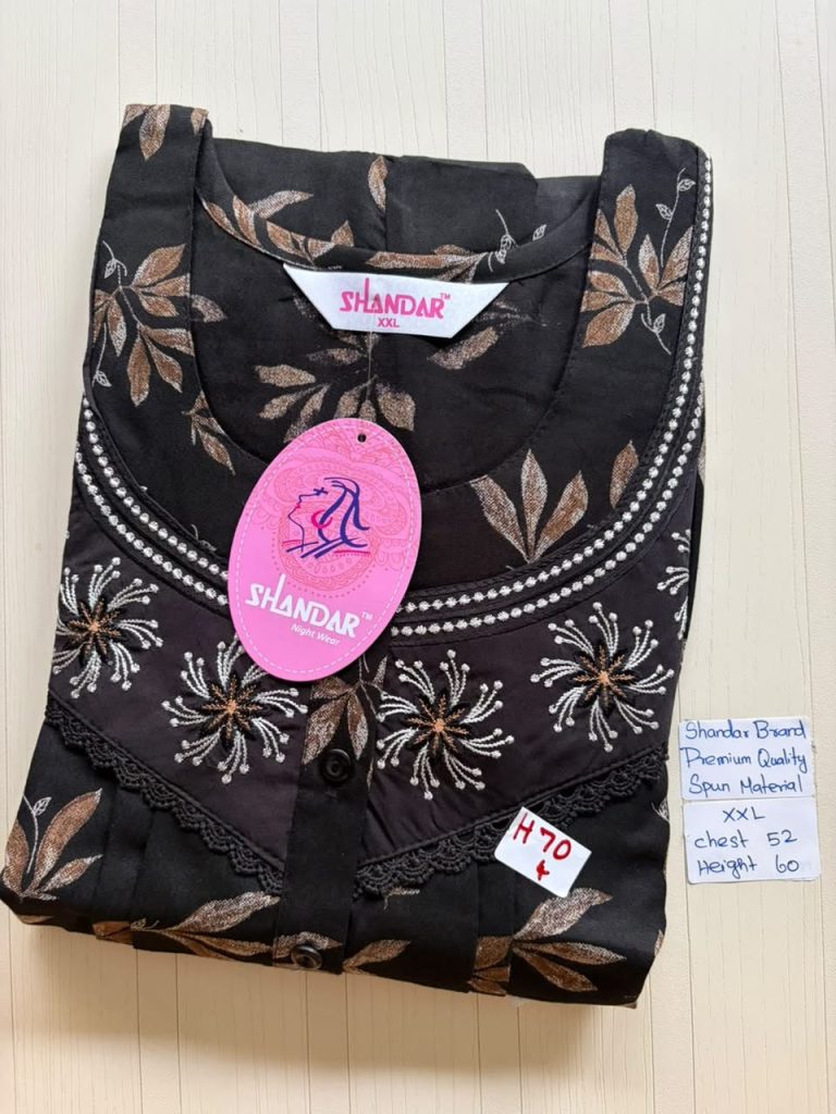 DS101 Height Shandar Spun nighty