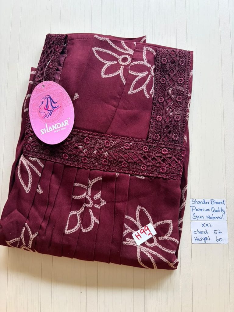 DS126 Height Shandar Spun nighty