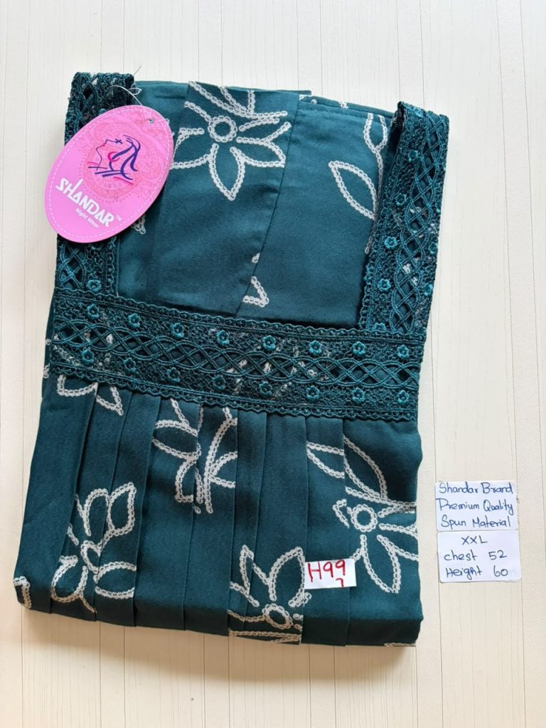 DS128 Height Shandar Spun nighty