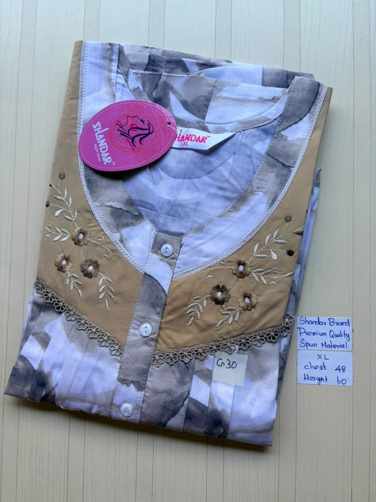 CS106 Height Shandar Spun nighty