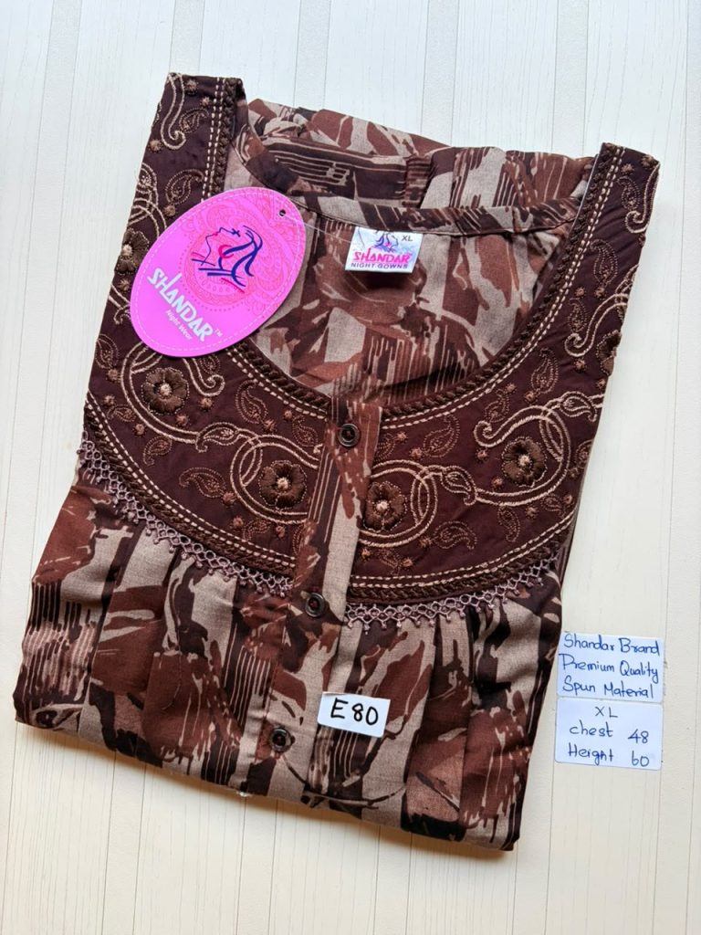 CS116 Height Shandar Spun nighty