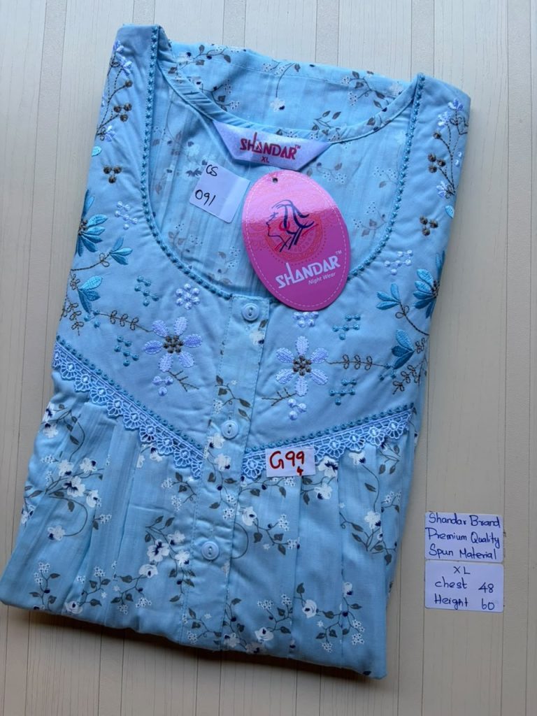 CS141 Height Shandar Spun nighty