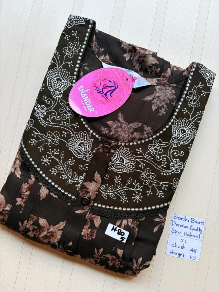 CS163 Height Shandar Spun nighty