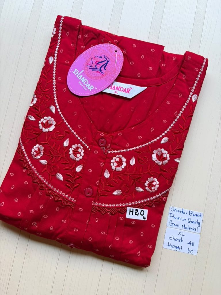 CS173 Height Shandar Spun nighty