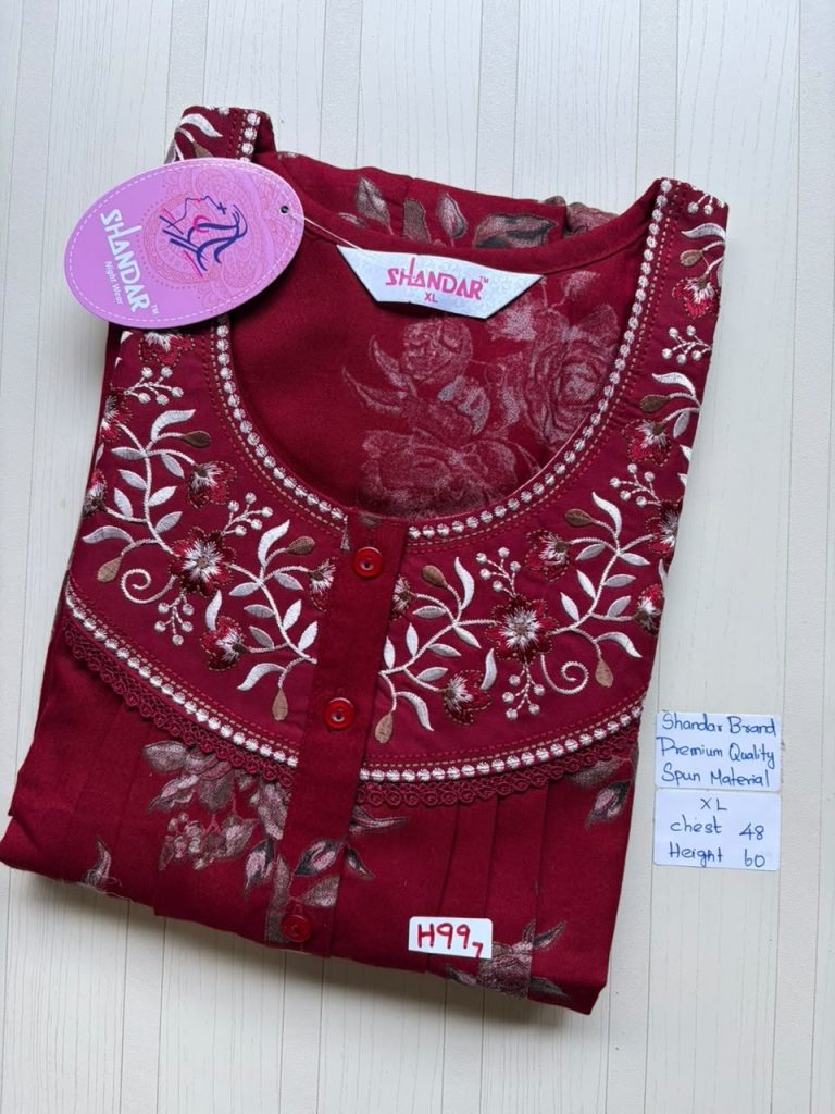 CS204 Height Shandar Spun nighty