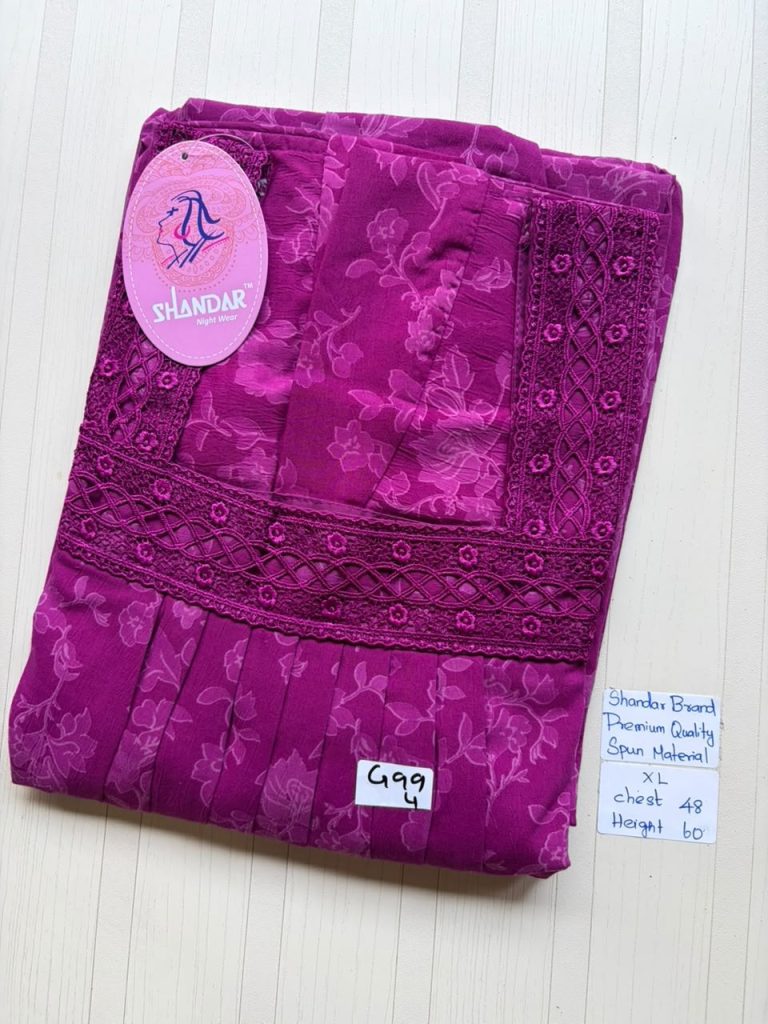 CS226 Height Shandar Spun nighty