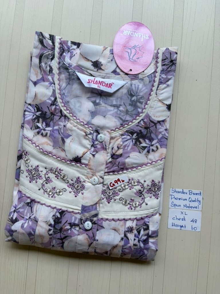 CS231 Height Shandar Spun nighty