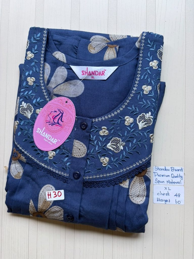 CS254 Height Shandar Spun nighty
