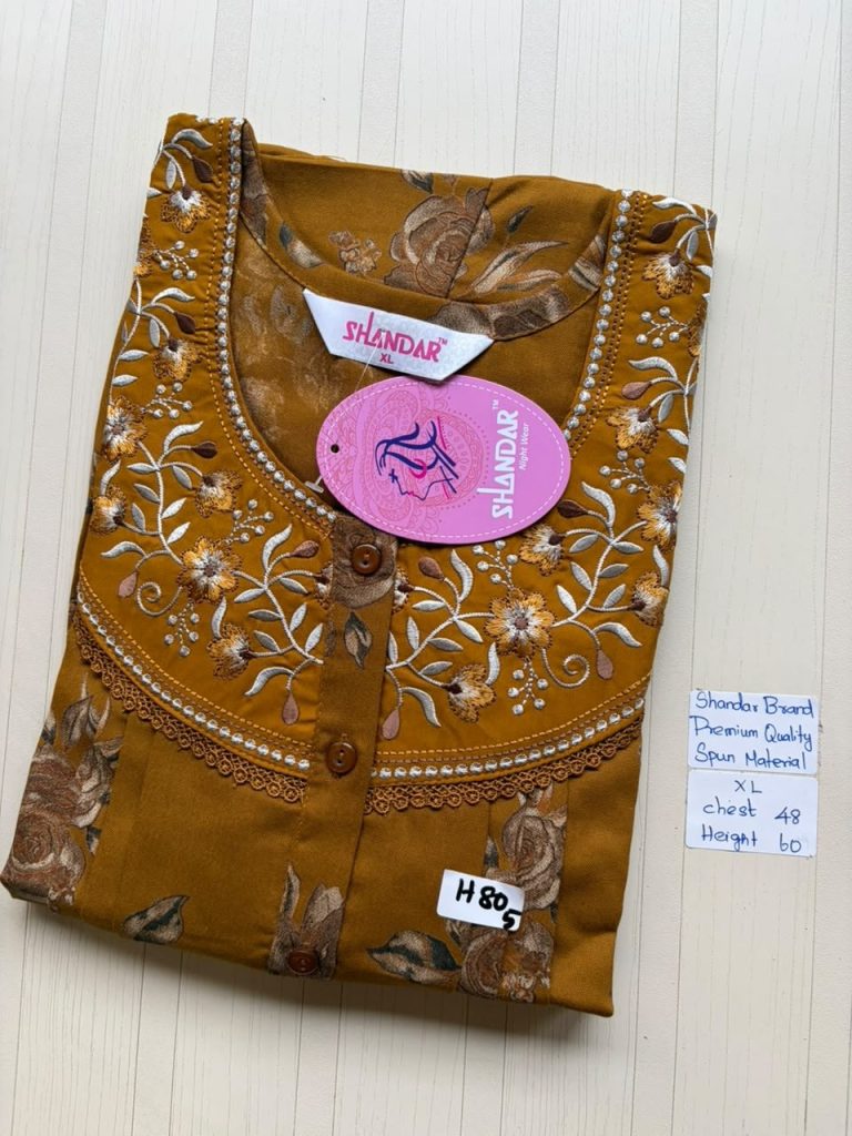 CS301 Height Shandar Spun nighty