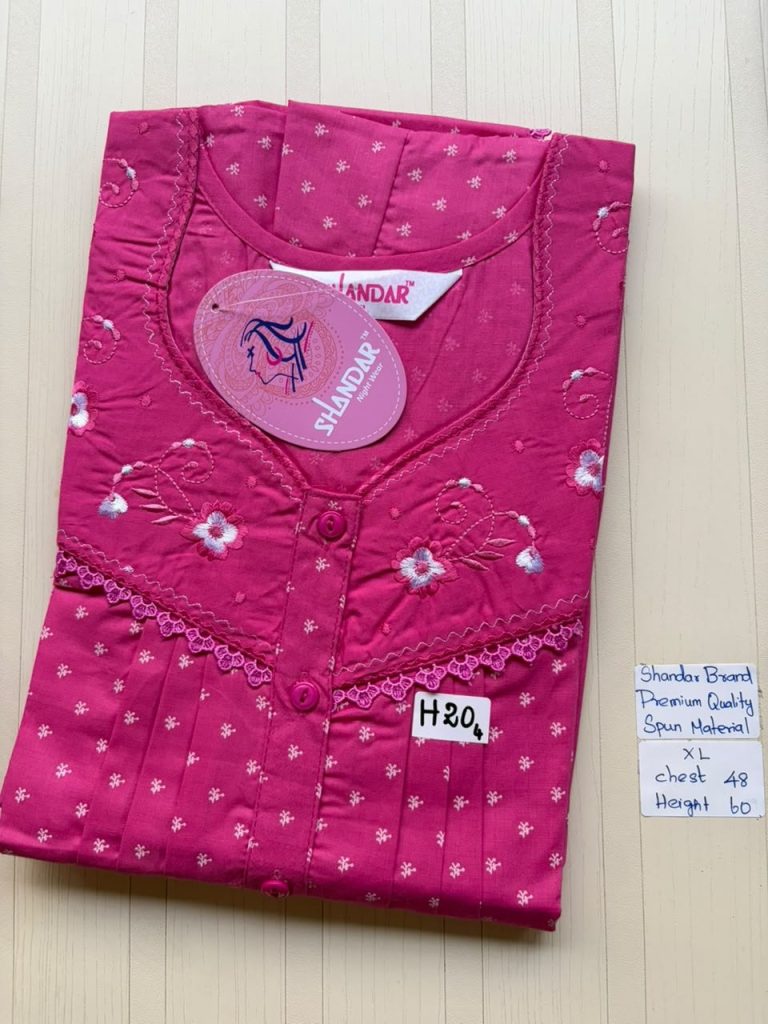 CS334 Height Shandar Spun nighty