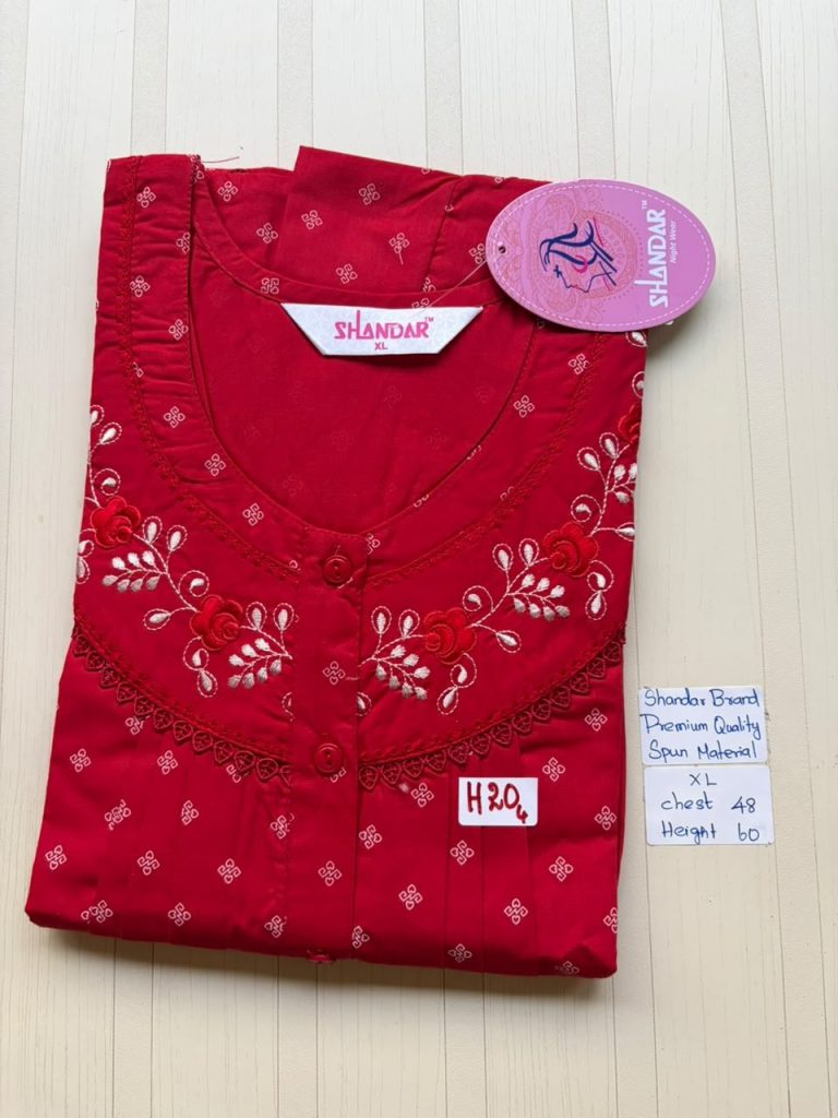 CS340 Height Shandar Spun nighty