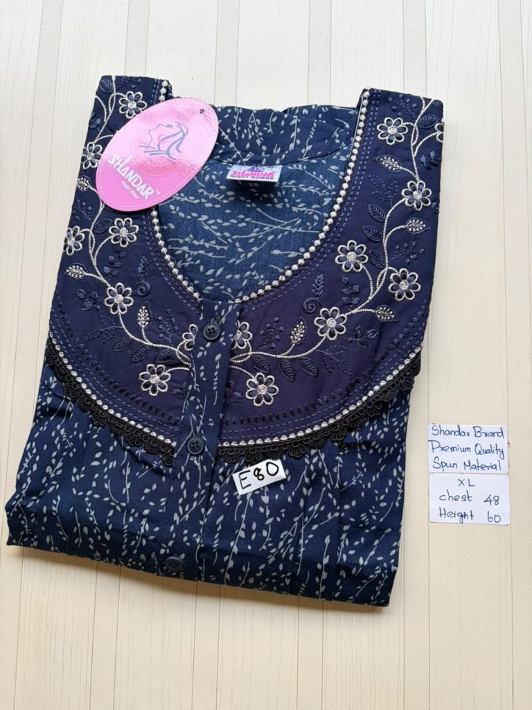 CS344 Height Shandar Spun nighty