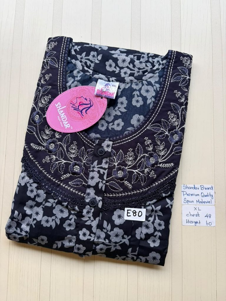 CS349 Height Shandar Spun nighty