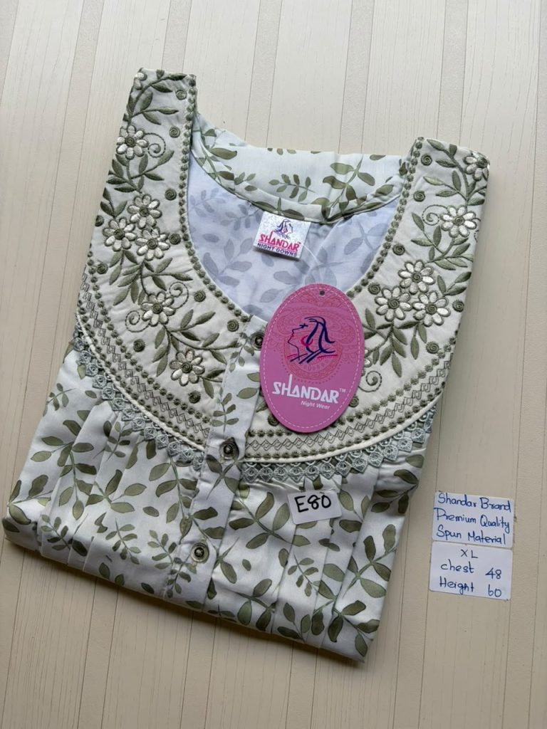 CS352 Height Shandar Spun nighty
