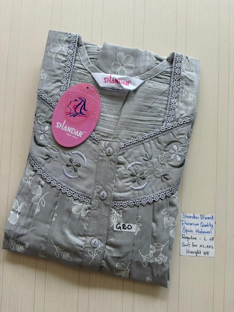 BS252 Shandar Spun nighty