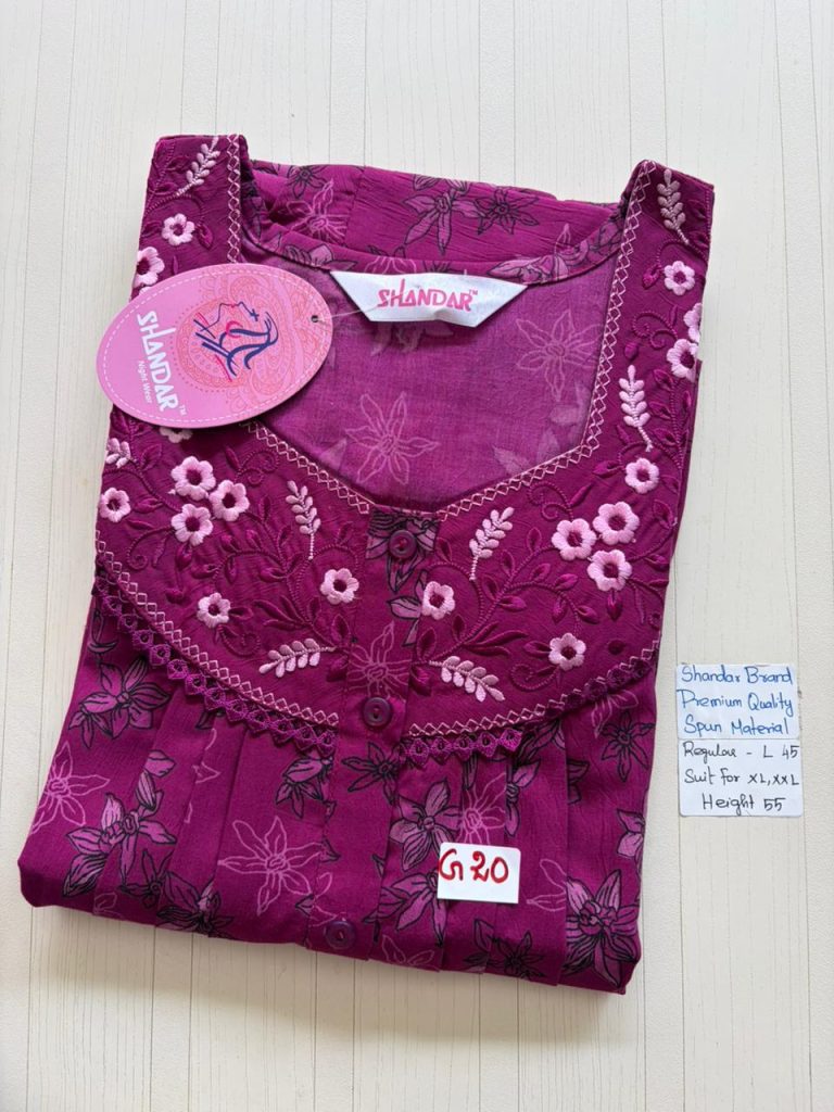 BS270 Shandar Spun nighty