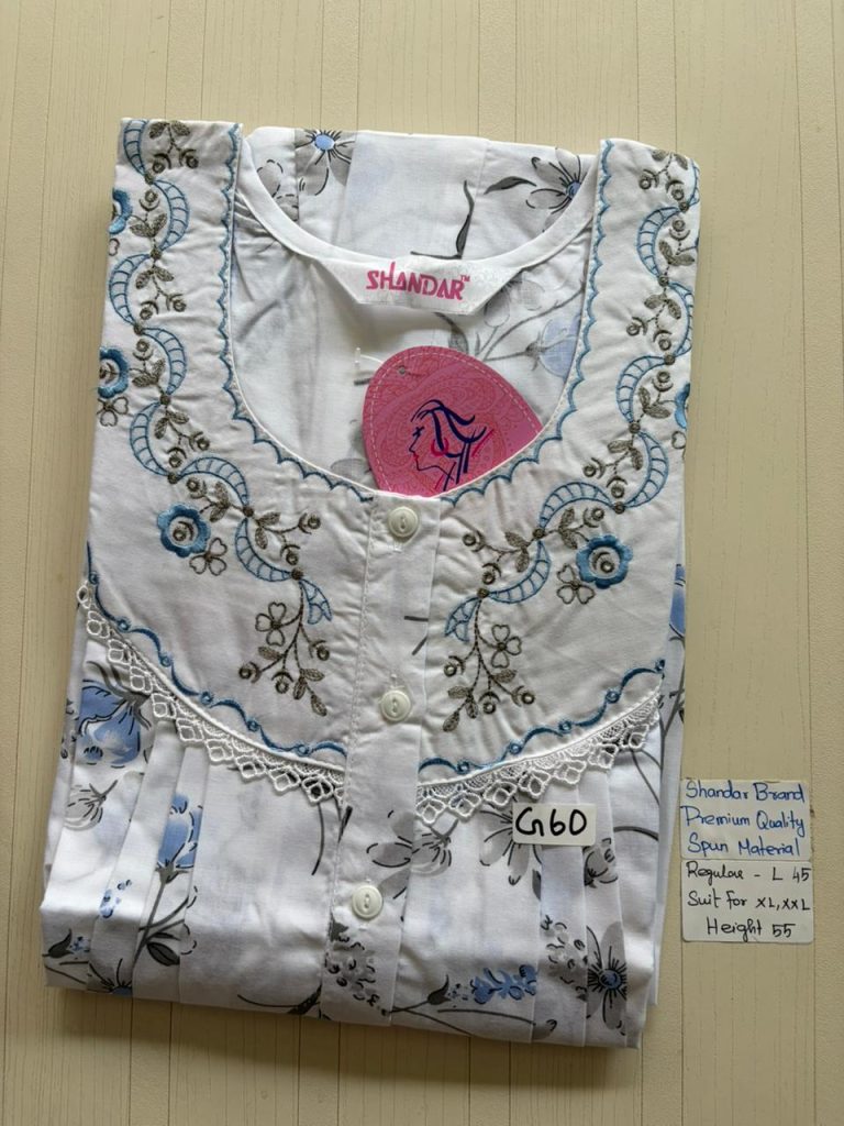 BS273 Shandar Spun nighty