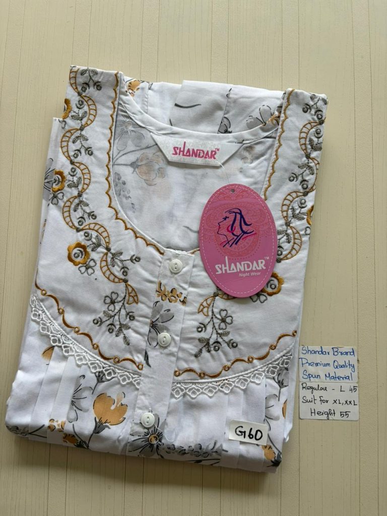 BS274 Shandar Spun nighty