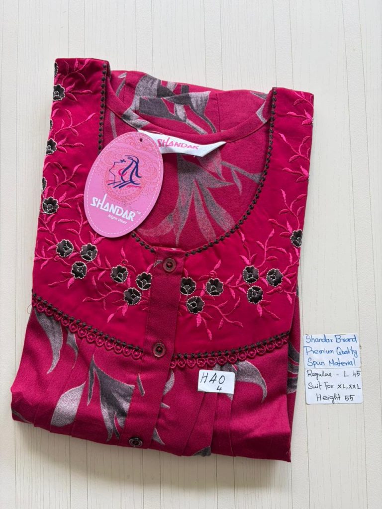 BS295 Shandar Spun nighty